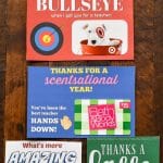 Teacher Appreciation FREE Printable Gift Card Holders! Fun gift card holders for Amazon, Starbucks, Bath & Body, and Target!