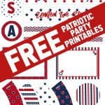 free patriotic party printables