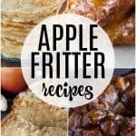 apple fritter recipes collage