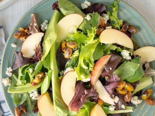 Fall salad with Maple Vinaigrette
