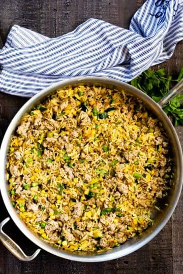 Ground Turkey Skillet Recipe - EASY GOOD IDEAS