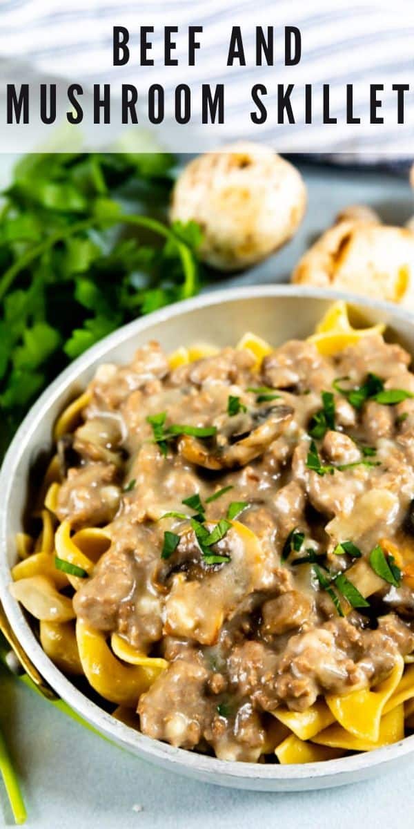 Ground Beef and Mushroom Skillet Recipe EASY GOOD IDEAS