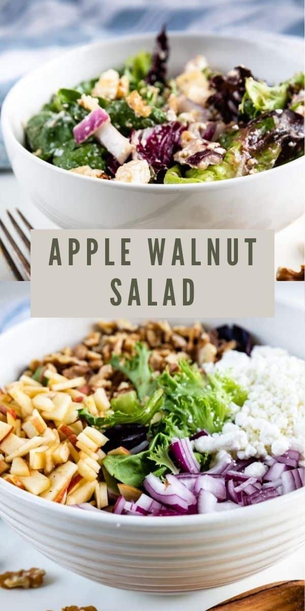 Easy Apple Walnut Salad Recipe - EASY GOOD IDEAS