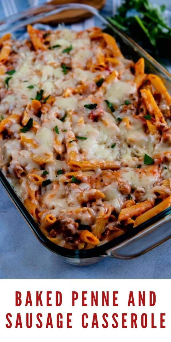 Baked Penne And Sausage Casserole - Easy Good Ideas