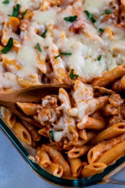 Baked Penne And Sausage Casserole Easy Good Ideas