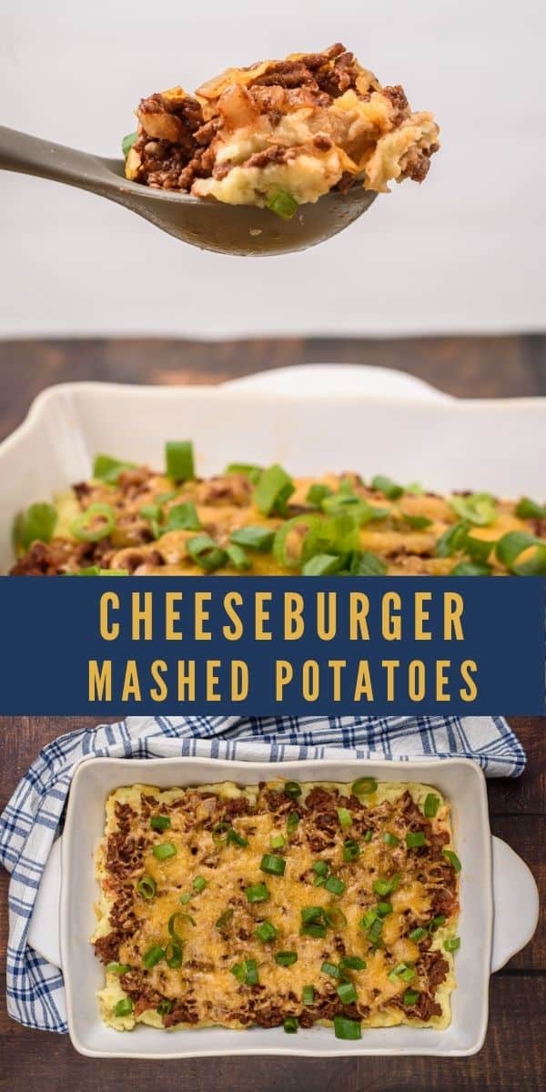 Cheeseburger Mashed Potatoes - EASY GOOD IDEAS