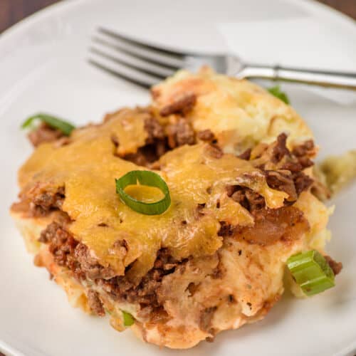 Cheeseburger Mashed Potatoes - EASY GOOD IDEAS