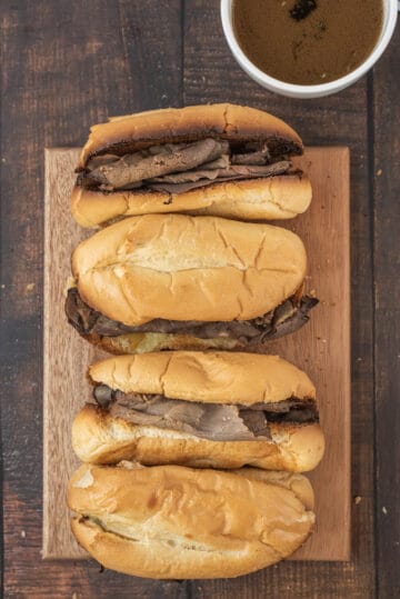 Easy French Dip Sandwiches - EASY GOOD IDEAS