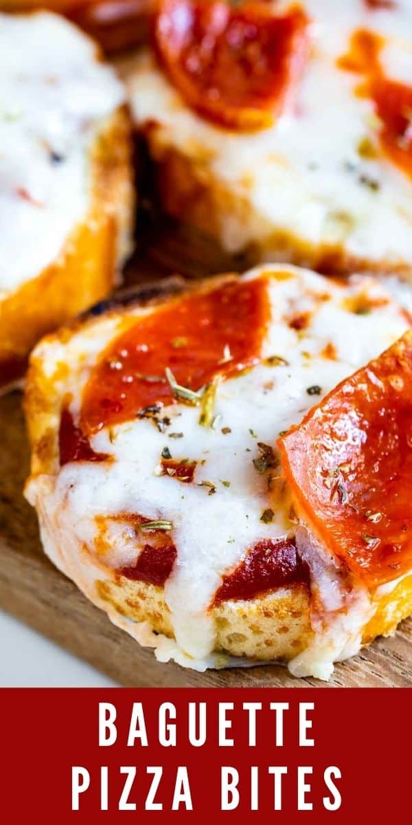 Homemade Baguette Pizza Bites - EASY GOOD IDEAS