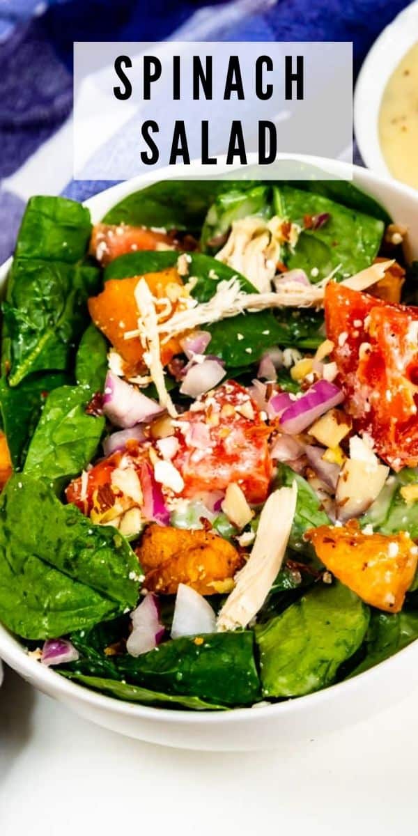 Spinach Salad with Butternut Squash - EASY GOOD IDEAS