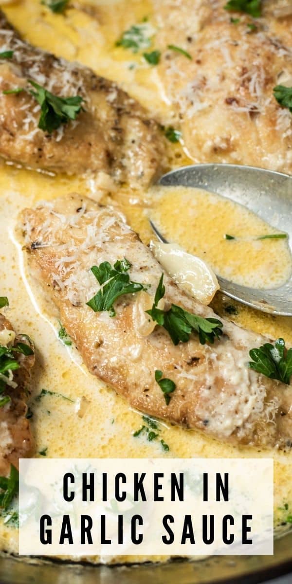 Chicken in Garlic Sauce Recipe - EASY GOOD IDEAS