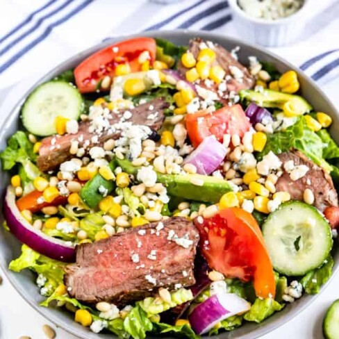 Delicious Steak Salad Recipe - EASY GOOD IDEAS