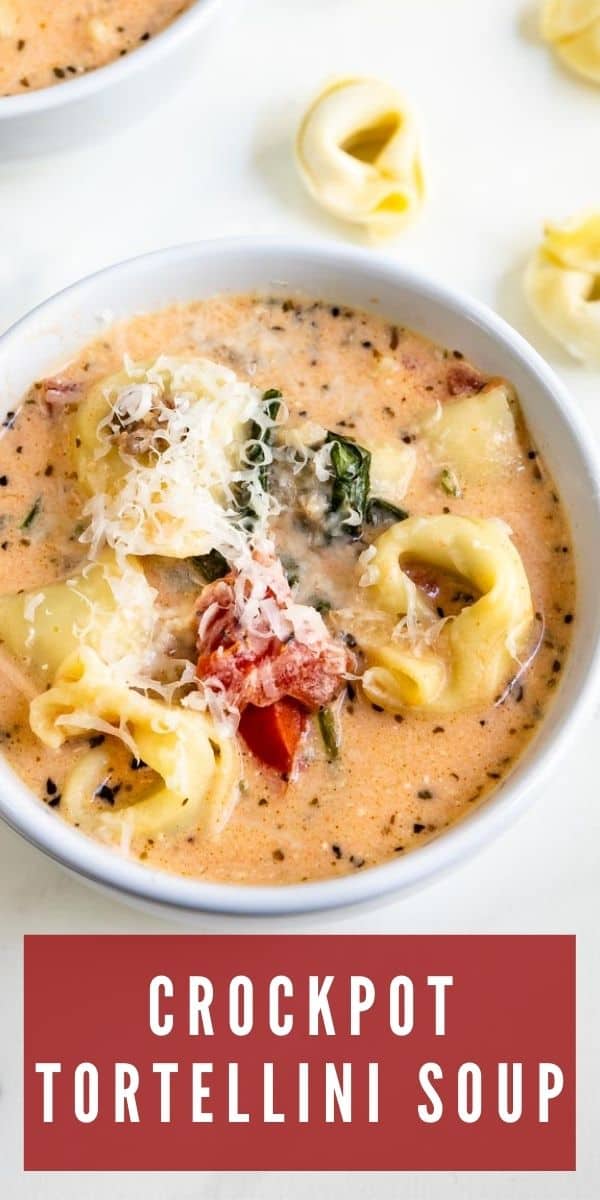 Crockpot Tortellini Soup Recipe - EASY GOOD IDEAS