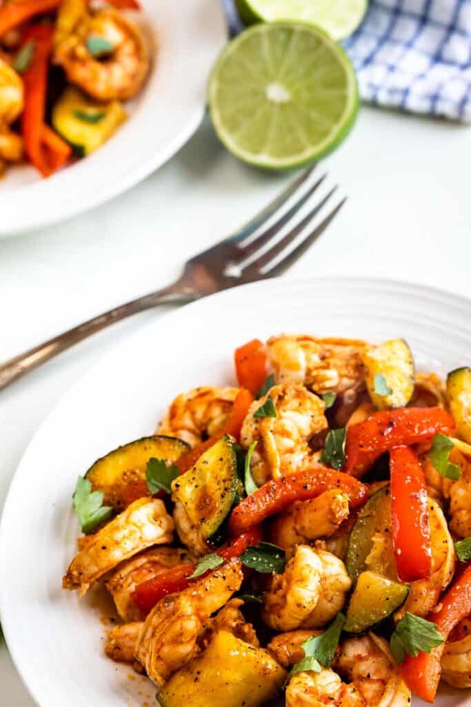 Shrimp And Vegetable Skillet