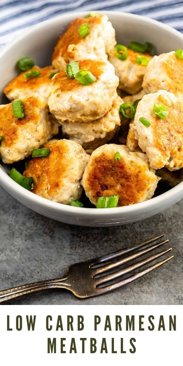 Low Carb Parmesan Chicken Meatballs