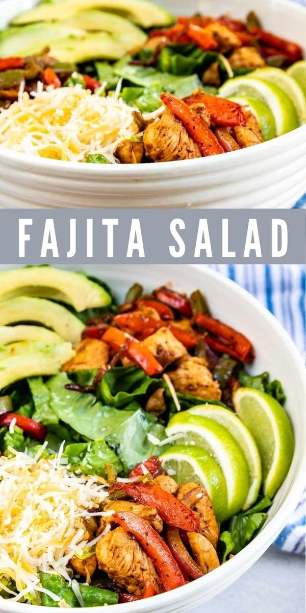 Homemade Fajita Salad Recipe - EASY GOOD IDEAS
