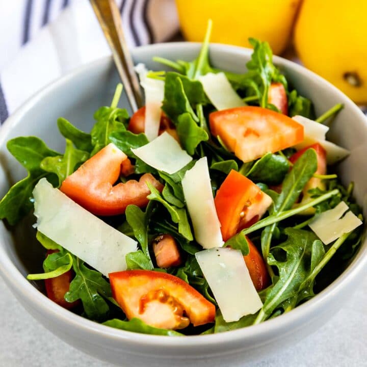 Arugula Salad EASY GOOD IDEAS   Arugula Salad With Lemon Dressing 15 720x720 