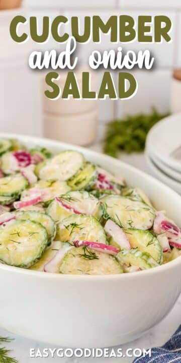 Easy Cucumber and Onion Salad - EASY GOOD IDEAS