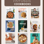 Collage of cookbook covers including titles like Easy Weeknight Dinners, Cooking in Real Life, Everyday Delicious, What To Cook, The Mocktail Club, Super Simple, Everyday Comfort, Once Upon a Chef, and Keep It Simple.
